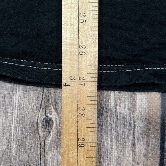 Iron Maiden Eddie Union Jack Flag Shirt Sz Large Black Mens Metal Merch Concert - Picture 6 of 6